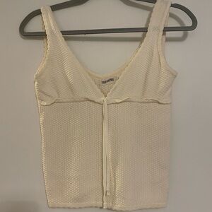 Djerf Avenue Cream Amorini Tank